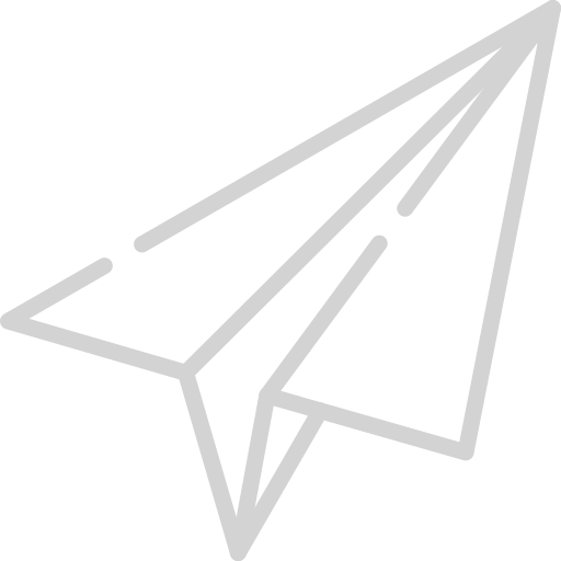 Pictogramme d'un avion en papier